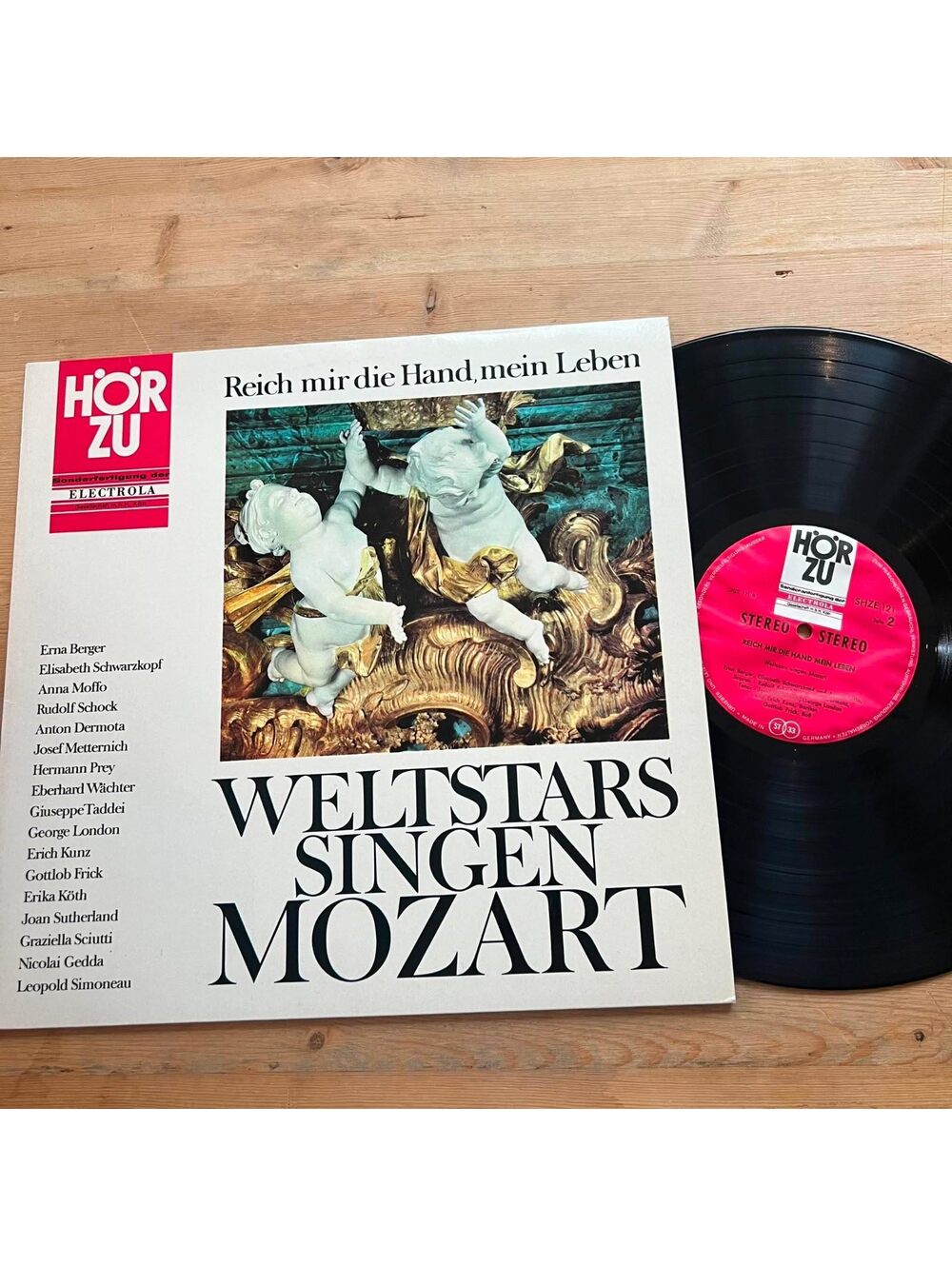 Various -Reich mir die Hand, mein Leben - Weltstars Singen Mozart 33rpm VG+ VR20